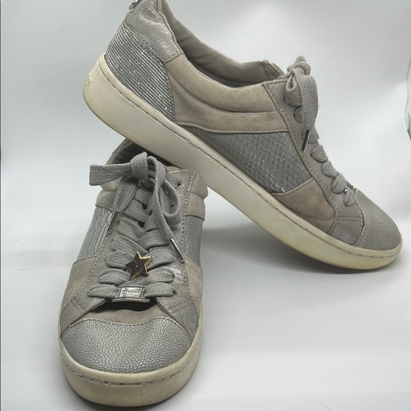 Dune London Shoes - Dune London Gray Sneakers Suede Low-Top